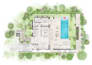 make artistic architectural watercolor renderings